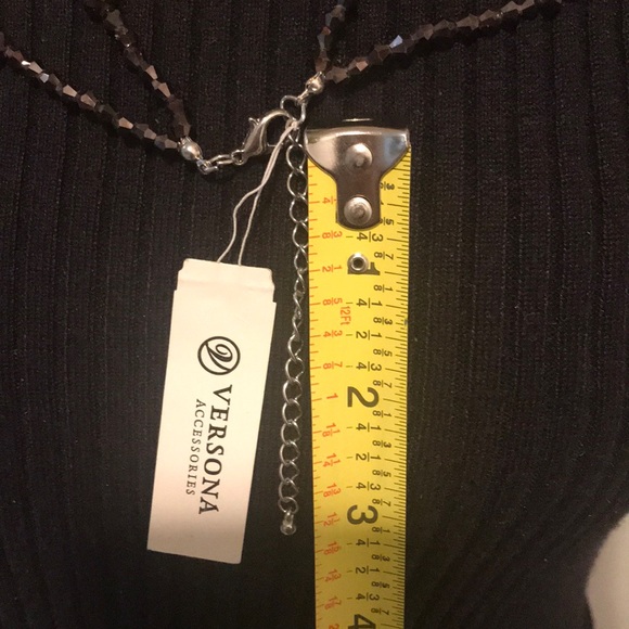 NWT Versona Beaded Necklace Pink Purple Sparkle Multi-strand Classic Princess - Picture 13 of 13